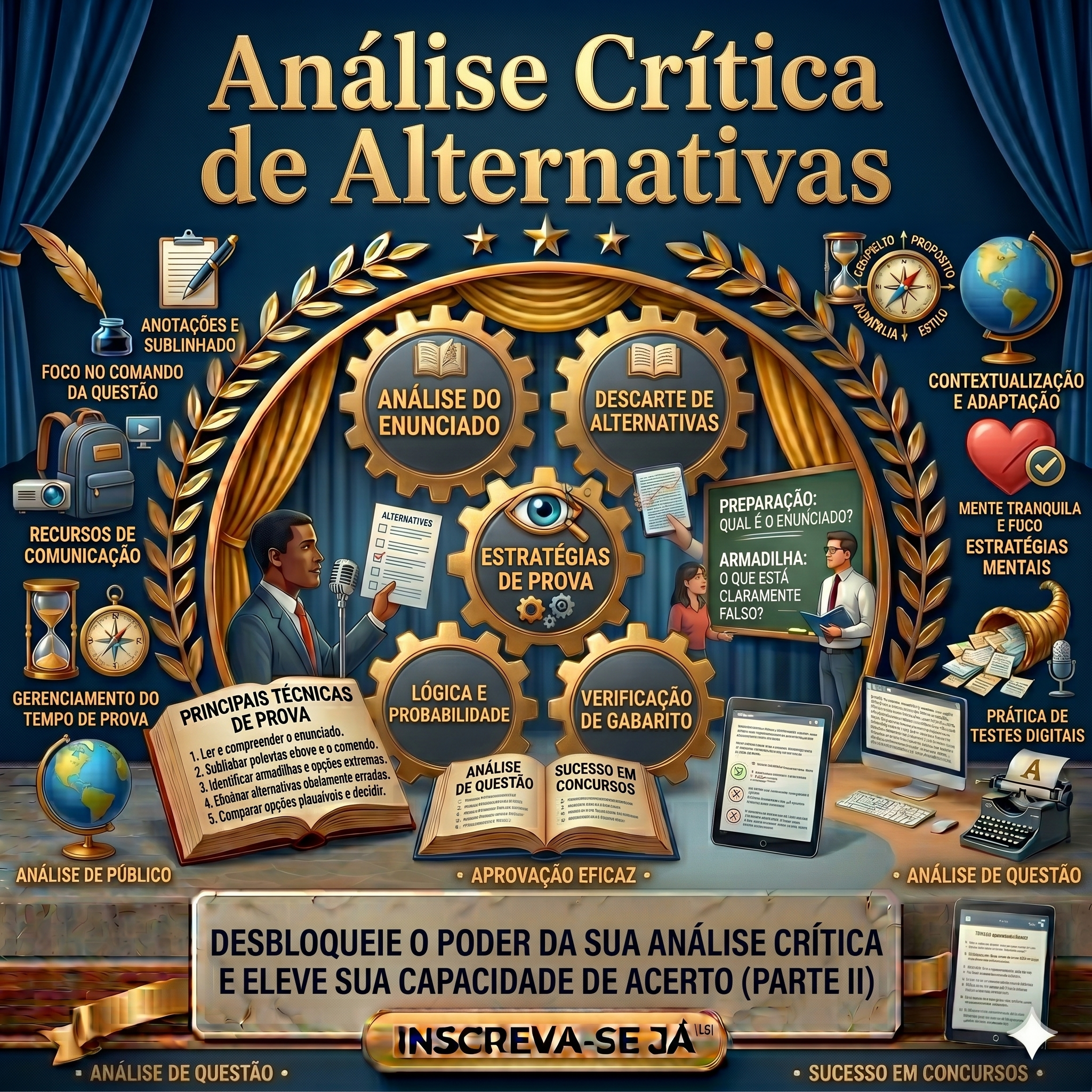 Análise de Alternativas em Provas